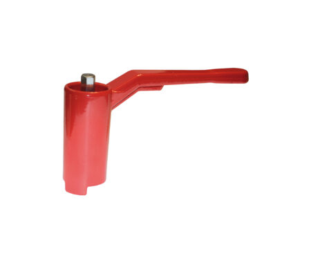 Extended handle for lined piping