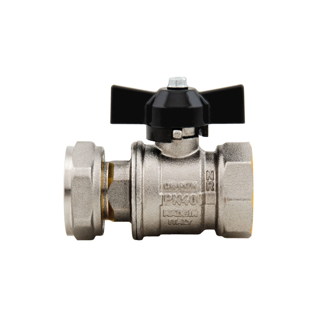 Orient ball valve with female swivel, reduced flow - 113DF