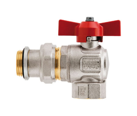 Ideal angle ball valve with o-ring, full flow for manifolds