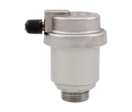 Automatic air-vent valve, side outlet